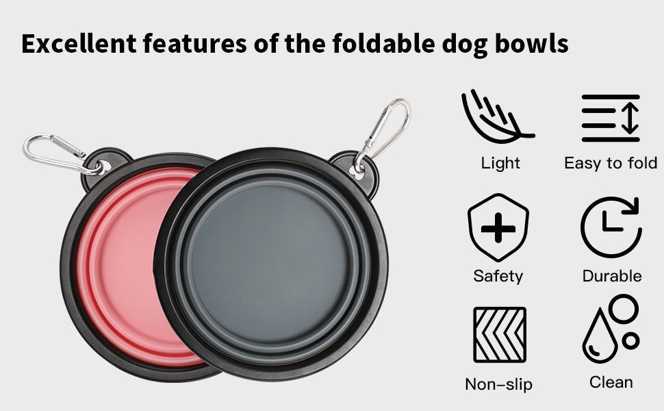 350ML 1PC Collapsible Dog Bowls for Travel Dog Portable Water Bowl for Dogs Dish for Traveling Camping Walking_9