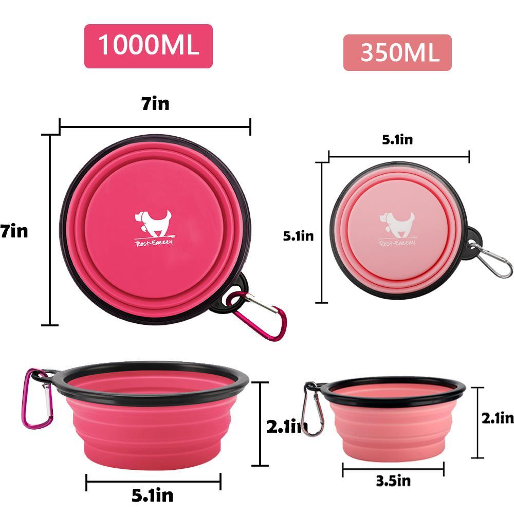 350ML 1PC Collapsible Dog Bowls for Travel Dog Portable Water Bowl for Dogs Dish for Traveling Camping Walking_11