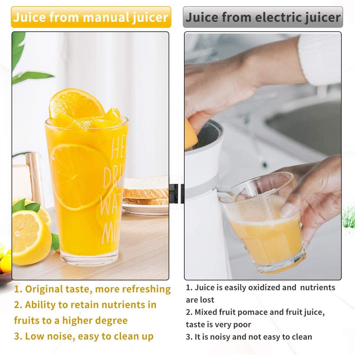 Manual Juice Squeezer Aluminum Alloy Hand Pressure Orange Juicer Pomegranate Lemon Squeezer Kitchen Accessories_16