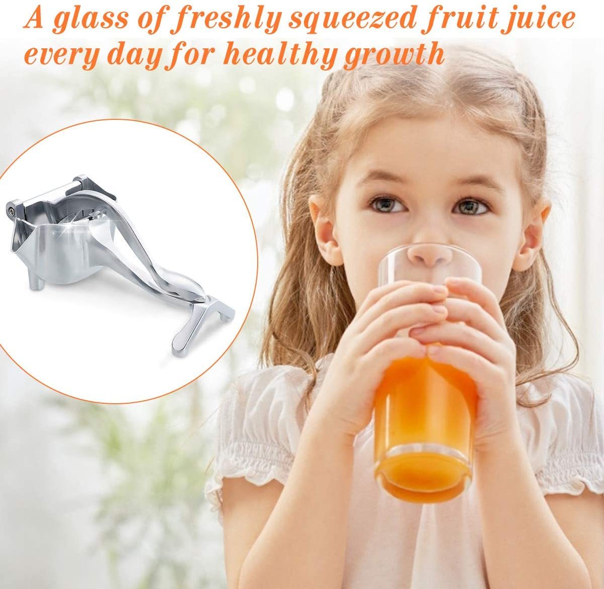 Manual Juice Squeezer Aluminum Alloy Hand Pressure Orange Juicer Pomegranate Lemon Squeezer Kitchen Accessories_7