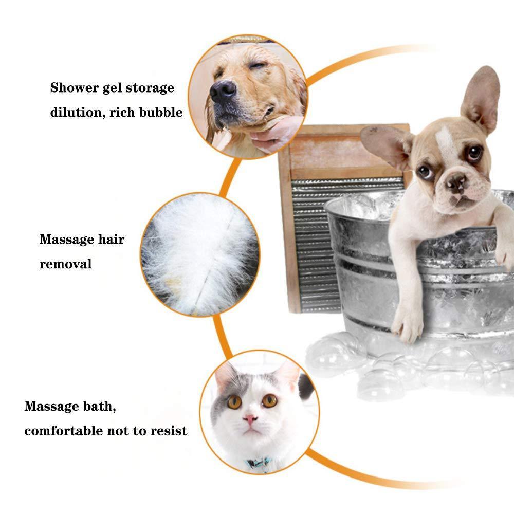 Pet Dog Bath Brush Comb Soft Silicone Pet SPA Massage Remove Hair Brush Dogs Cats Shower Hair Grooming Comb Pets Cleaning Tools_9