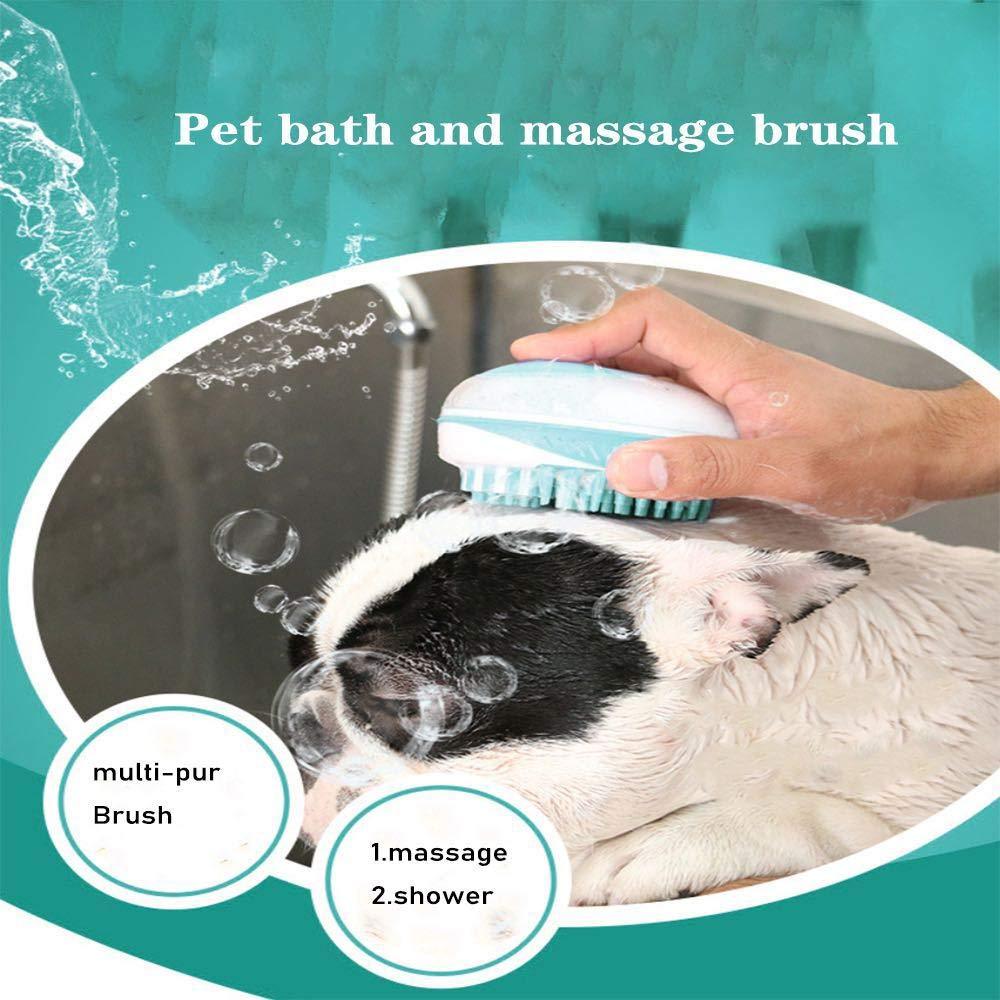 Pet Dog Bath Brush Comb Soft Silicone Pet SPA Massage Remove Hair Brush Dogs Cats Shower Hair Grooming Comb Pets Cleaning Tools_6