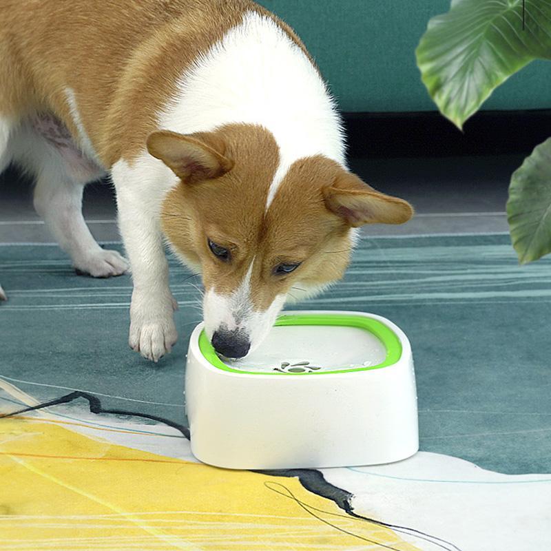 Pet Dog Cat Bowl Floating Bowl Water Drinker Not Wet Mouth Splash Water Cat Bowl Not Sprinkler Water Dispenser Portable Dog Bowl_17