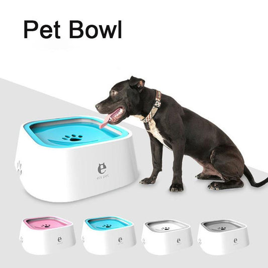 Pet Dog Cat Bowl Floating Bowl Water Drinker Not Wet Mouth Splash Water Cat Bowl Not Sprinkler Water Dispenser Portable Dog Bowl_0