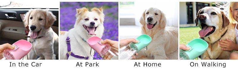 Portable Dog Water Bottle For Small Large Dogs Outdoor Walking Puppy Pet Travel Water Bottle Cat Drinking Bowl Pet Product_9