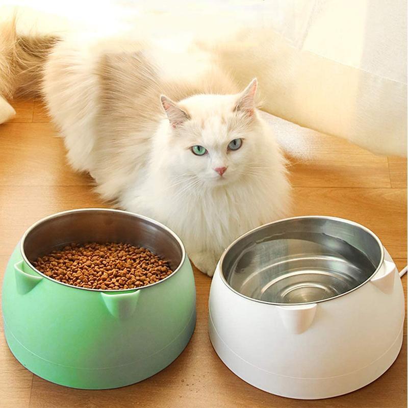 Pet Cat Bowl 15 Degrees Tilted Dog Cat Feeder Pet Food Drinker Fountain Bowls For Cats Dogs Accessories миска для кошки_18