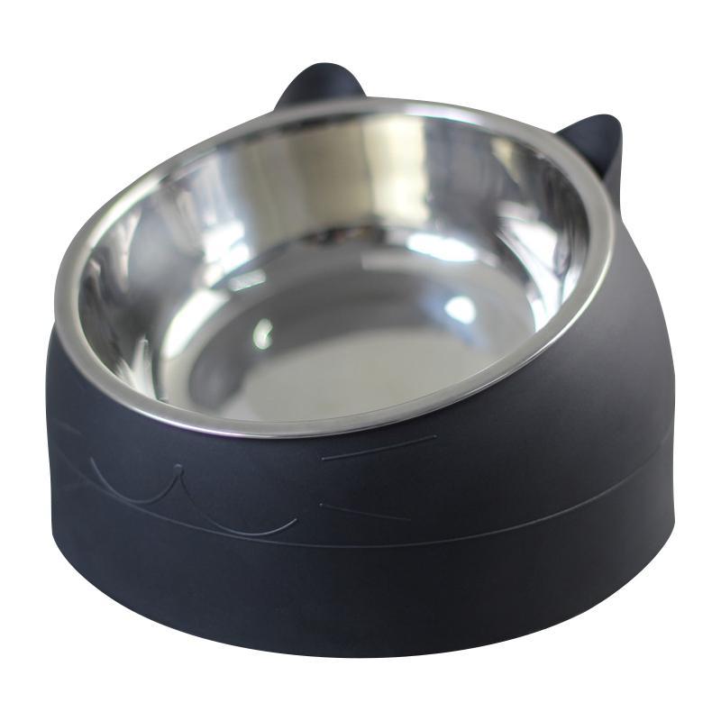 Pet Cat Bowl 15 Degrees Tilted Dog Cat Feeder Pet Food Drinker Fountain Bowls For Cats Dogs Accessories миска для кошки_23