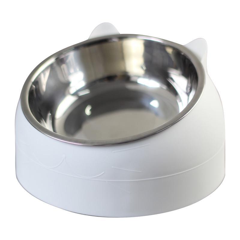 Pet Cat Bowl 15 Degrees Tilted Dog Cat Feeder Pet Food Drinker Fountain Bowls For Cats Dogs Accessories миска для кошки_24