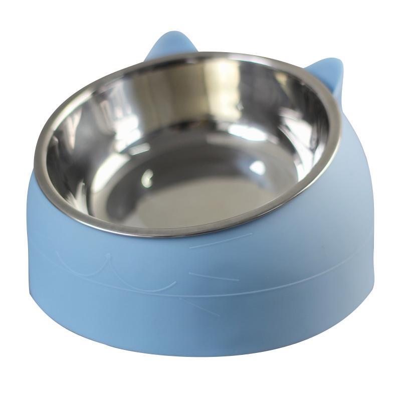 Pet Cat Bowl 15 Degrees Tilted Dog Cat Feeder Pet Food Drinker Fountain Bowls For Cats Dogs Accessories миска для кошки_2